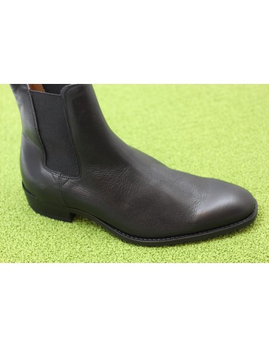 Mens Eli Chelsea Boot - Black Leather Economisez 